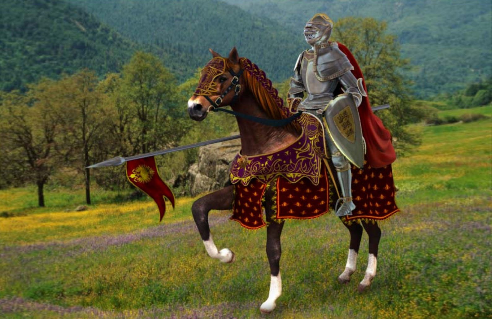 el caballero de la armadura oxidada