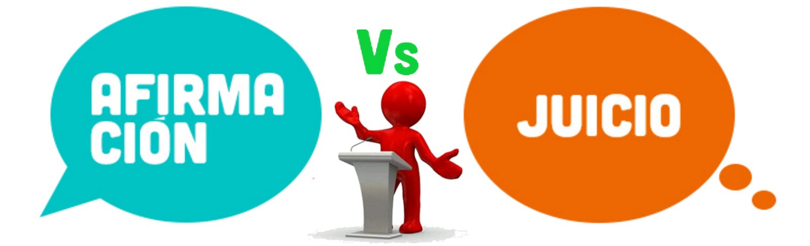 Afirmaciones, Declaraciones y Juicios