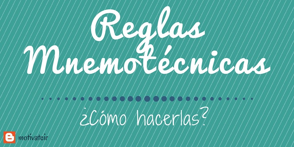 Regla mnemotécnica