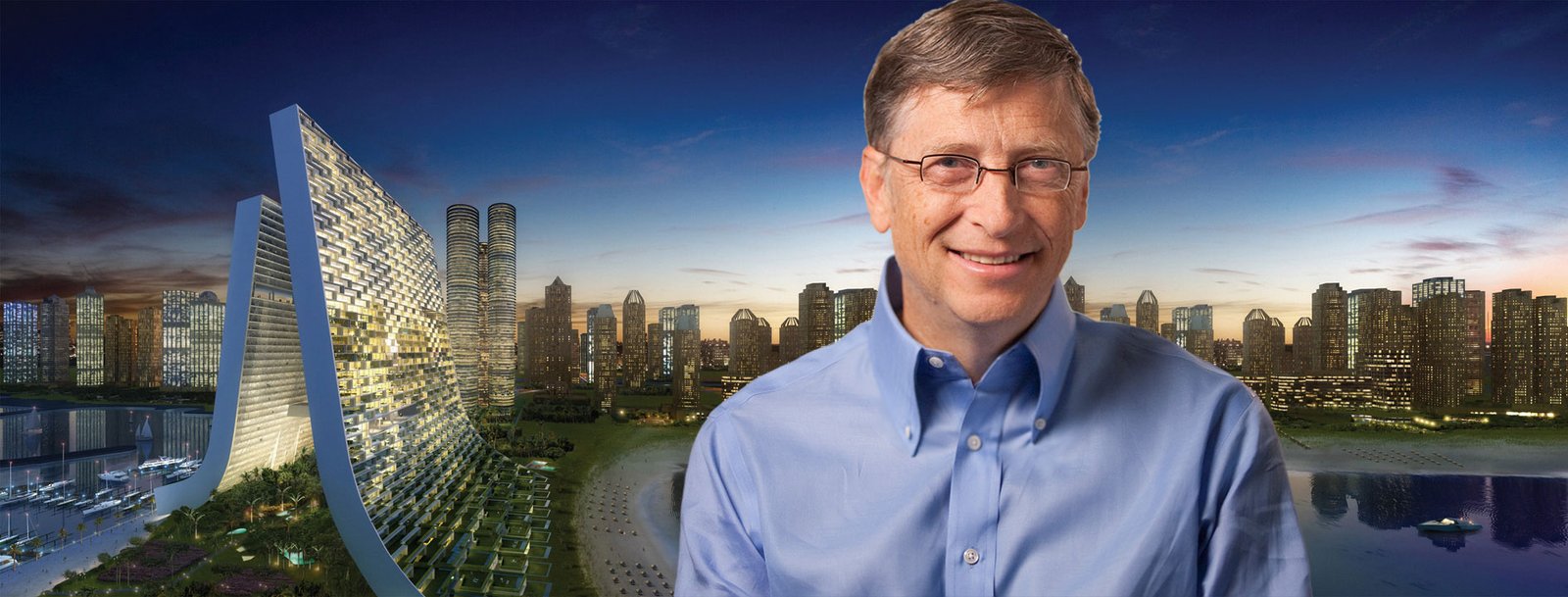 Bill Gates, jugando al Sim City