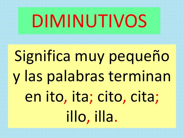 Diminutivo